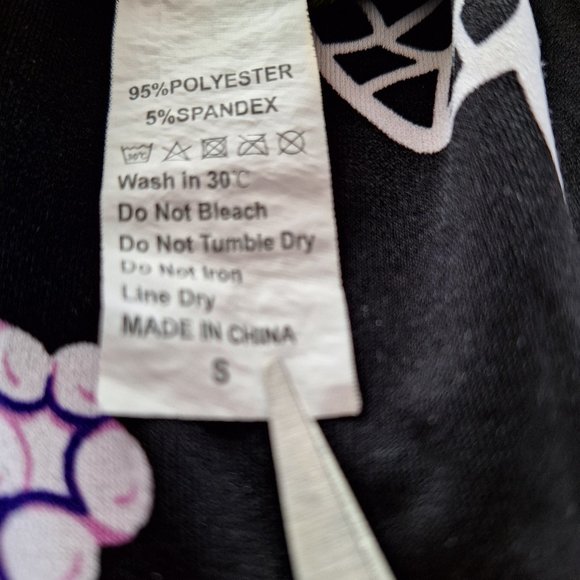 Steven Wear Black Purple Green Flower Sleeveless Dress - Picture 5 of 5